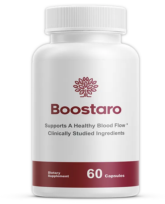 Boostaro natural male vitality supplement bottle 60 capsules