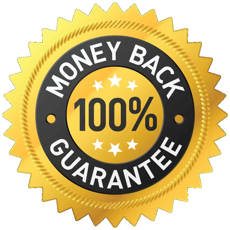 Boostaro 60 day money back guarantee badge risk free